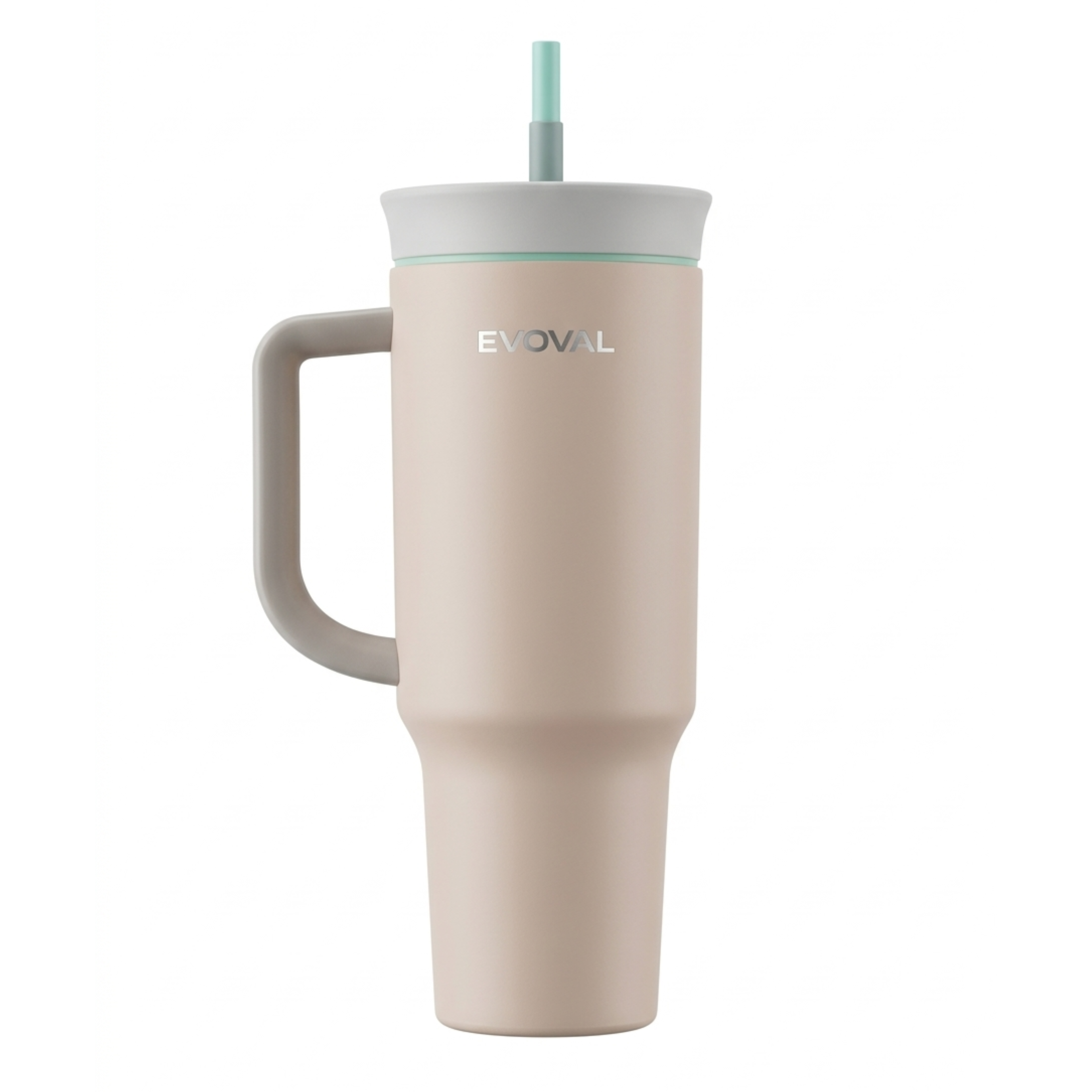 Voyager 1200ml Insulated Tumbler with Handle & Straw | 304 Stainless Steel Double Wall Vacuum Flask | Hot & Cold Cup with 2-in-1 Sip & Straw Lid