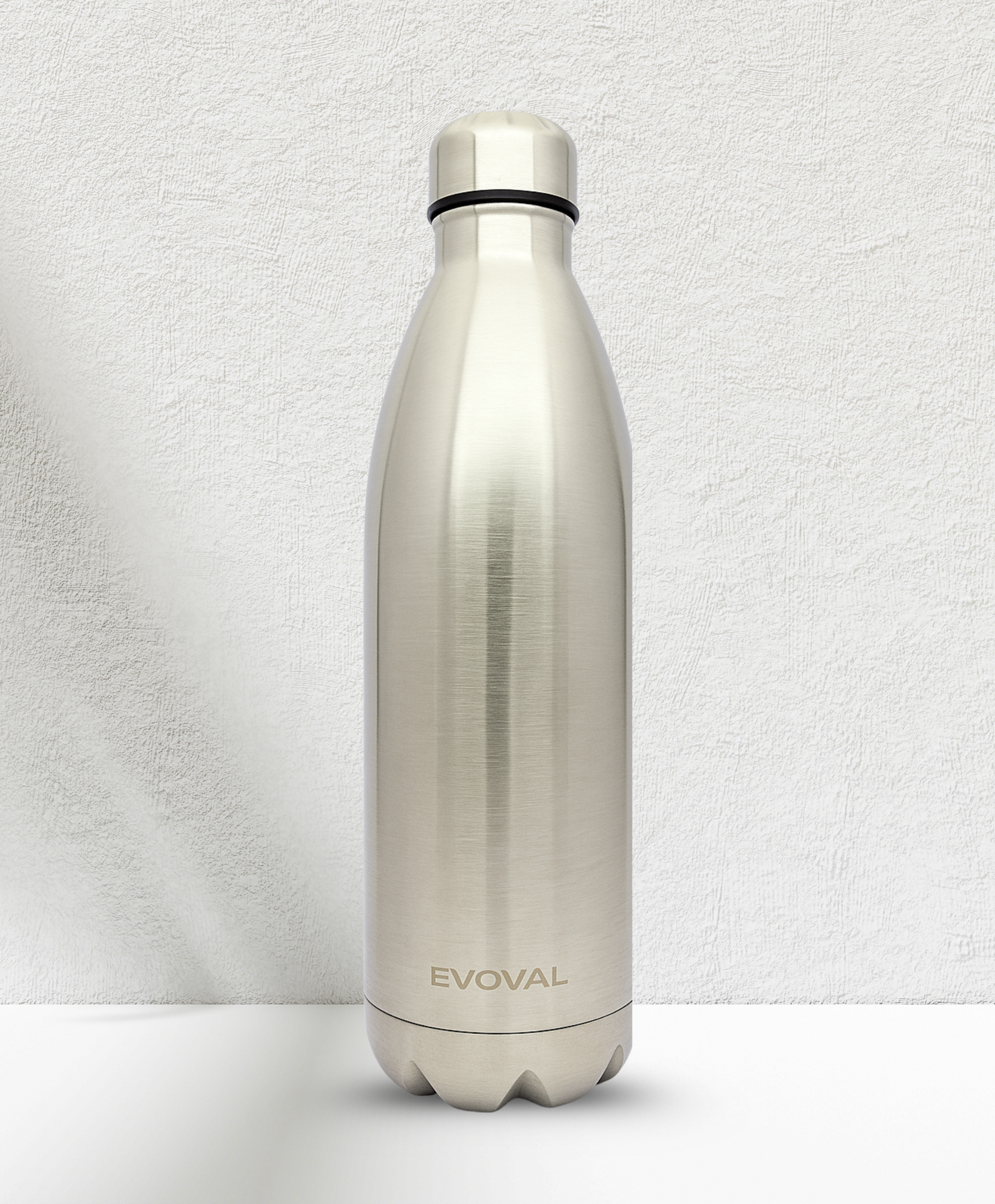 Evoval Sphere 1000ml Insulated Stainless Steel Water Bottle | Double Wall Hot & Cold Bottle | BPA-Free, Leak-Proof, Sweat-Free | Travel, Gym, Office Use