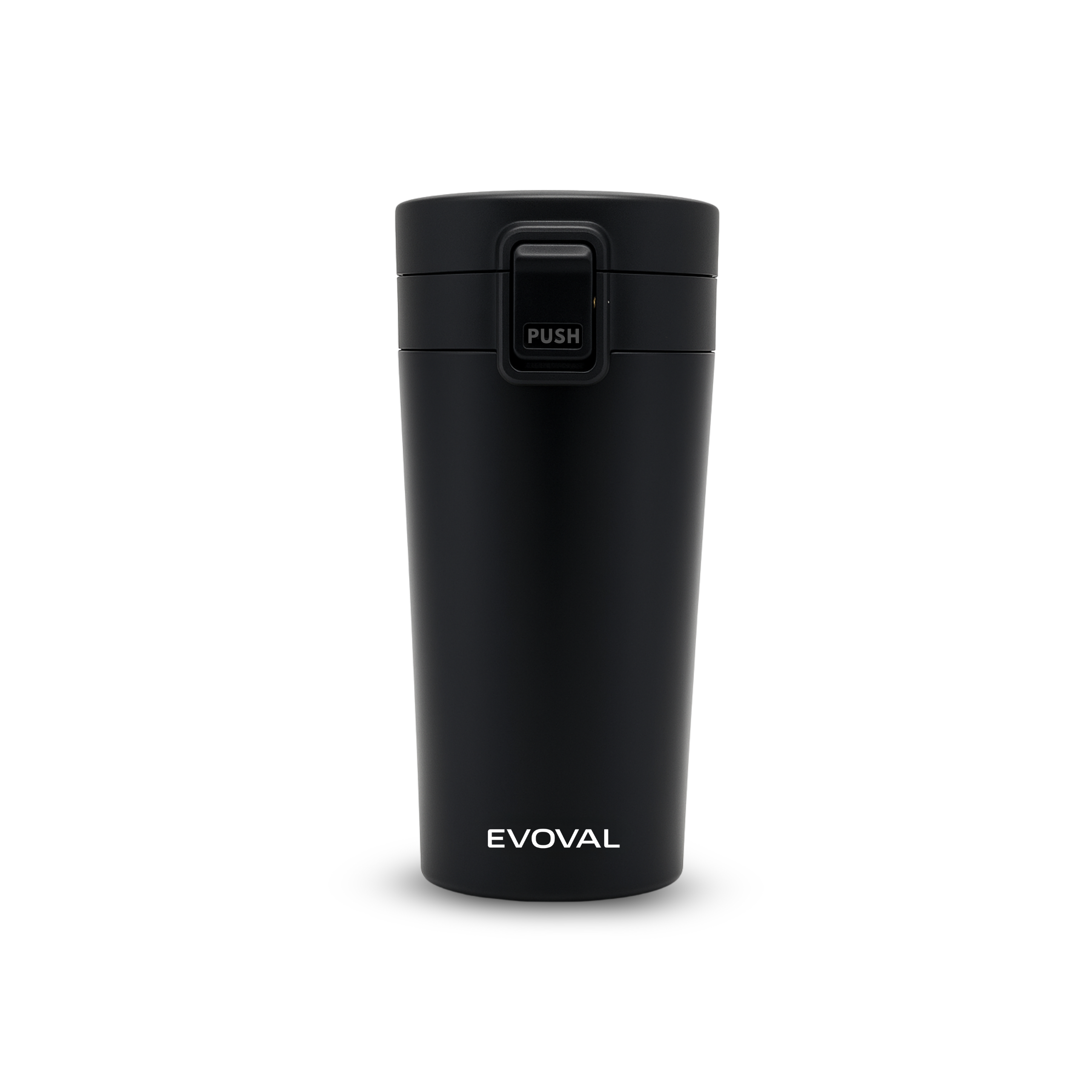 EVOVAL Vault 300ml Insulated Tumbler | Leakproof Coffee Mug | Stainless Steel Travel Flask with Lock Lid | Double Wall Vacuum Cup for Hot & Cold Beverages