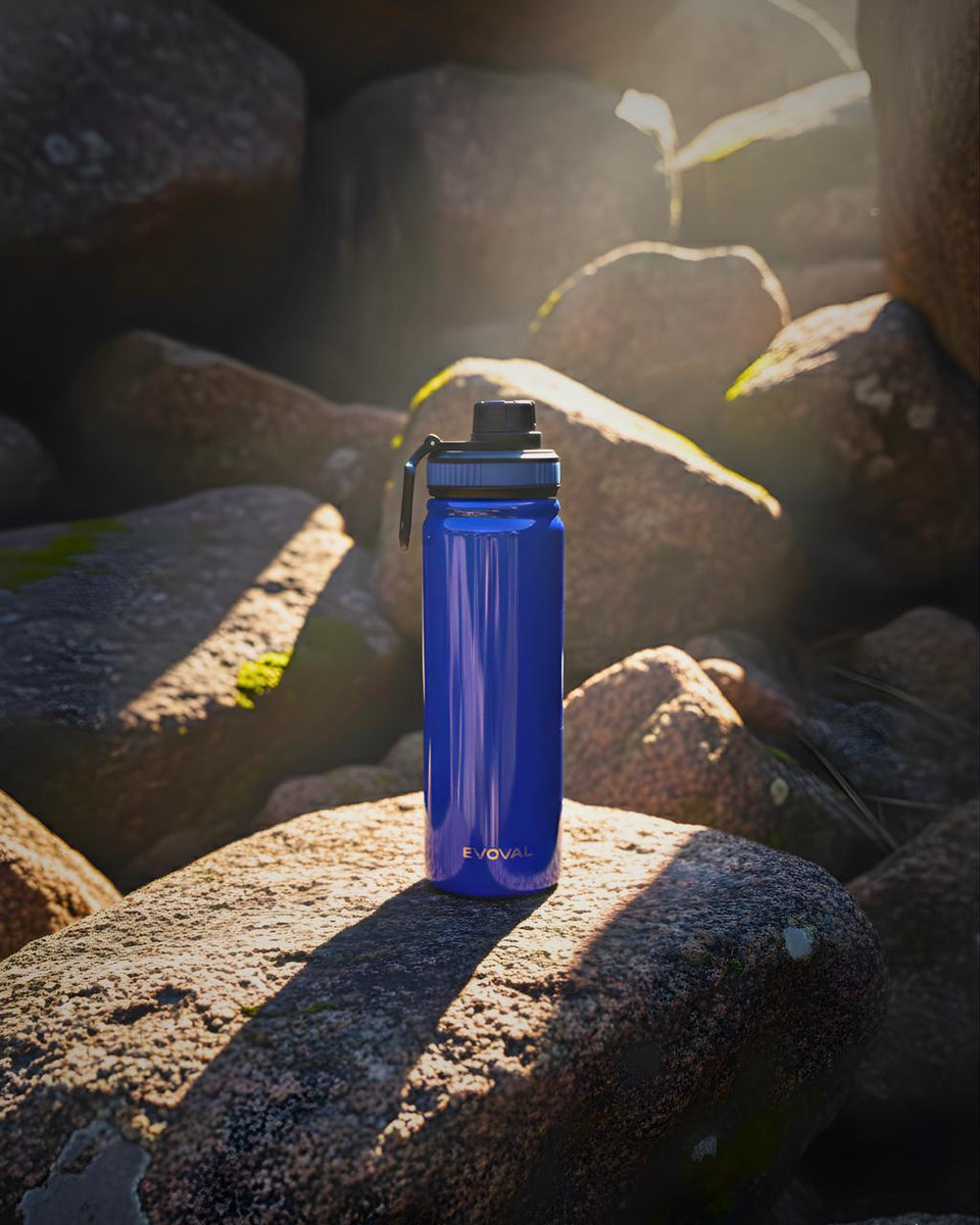 EVOVAL SIP PRO 800ml Stainless Steel Insulated Water Bottle | Sports Bottle for Gym, Office & Outdoor Use