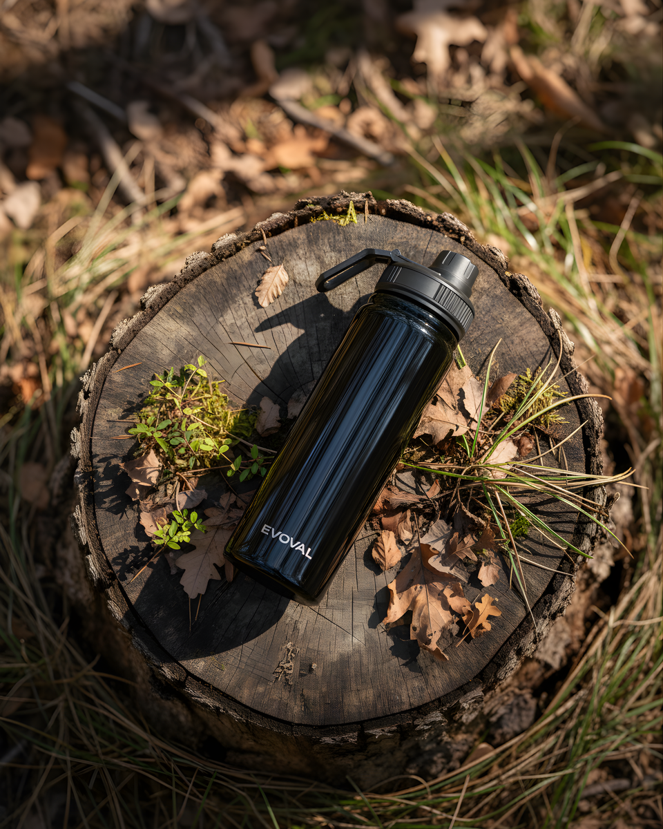 EVOVAL SIP PRO 800ml Stainless Steel Insulated Water Bottle | Sports Bottle for Gym, Office & Outdoor Use