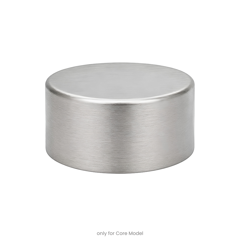 EVOVAL Stainless Steel Replacement Cap for CORE Water Bottle | Leakproof Screw Lid | Food-Grade Steel | Compatible with CORE Model Only